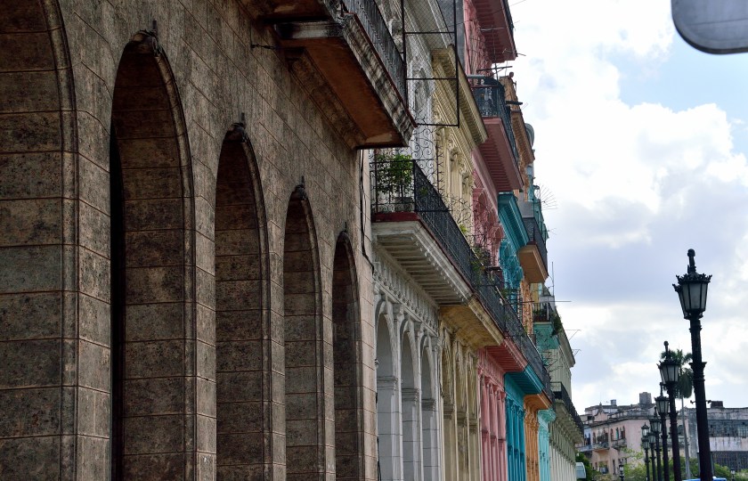 Colorful buildings in Havana