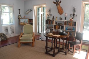 The study in Hemmingway's Key West home 