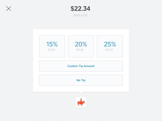 Yes, of course I think ringing up two sandwiches and two ice teas is worth a 25% tip!