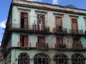 Because of decades of neglect, many of Havana's buildings are at risk of collapsing