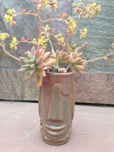 Even Tiki Mon is displaying spring flowers in his hair