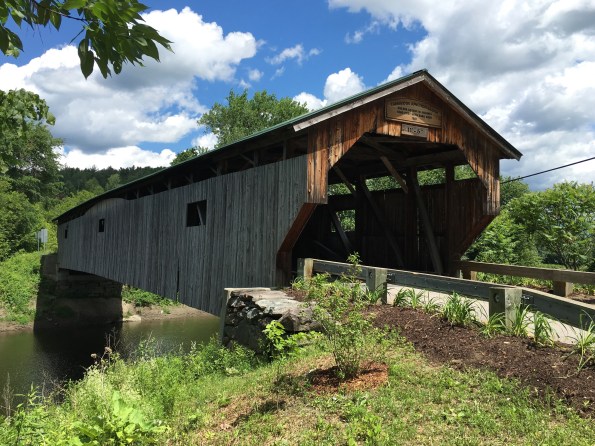 One of a zillion beautiful covered bridges in Vermont