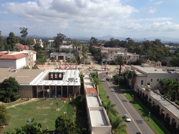 Overlooking Balboa Park, from the top of the California Tower