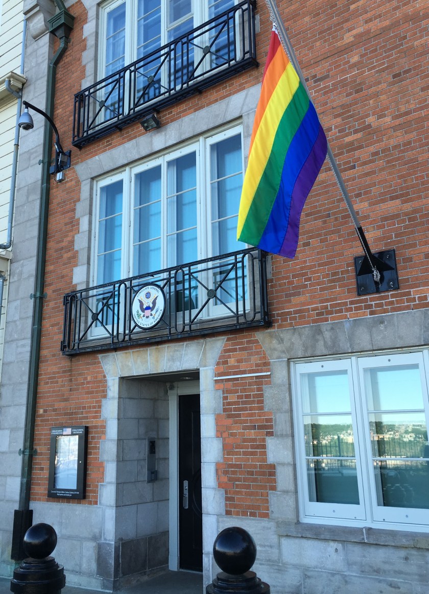 U.S. Consulate General office in Old Quebec, 2016.